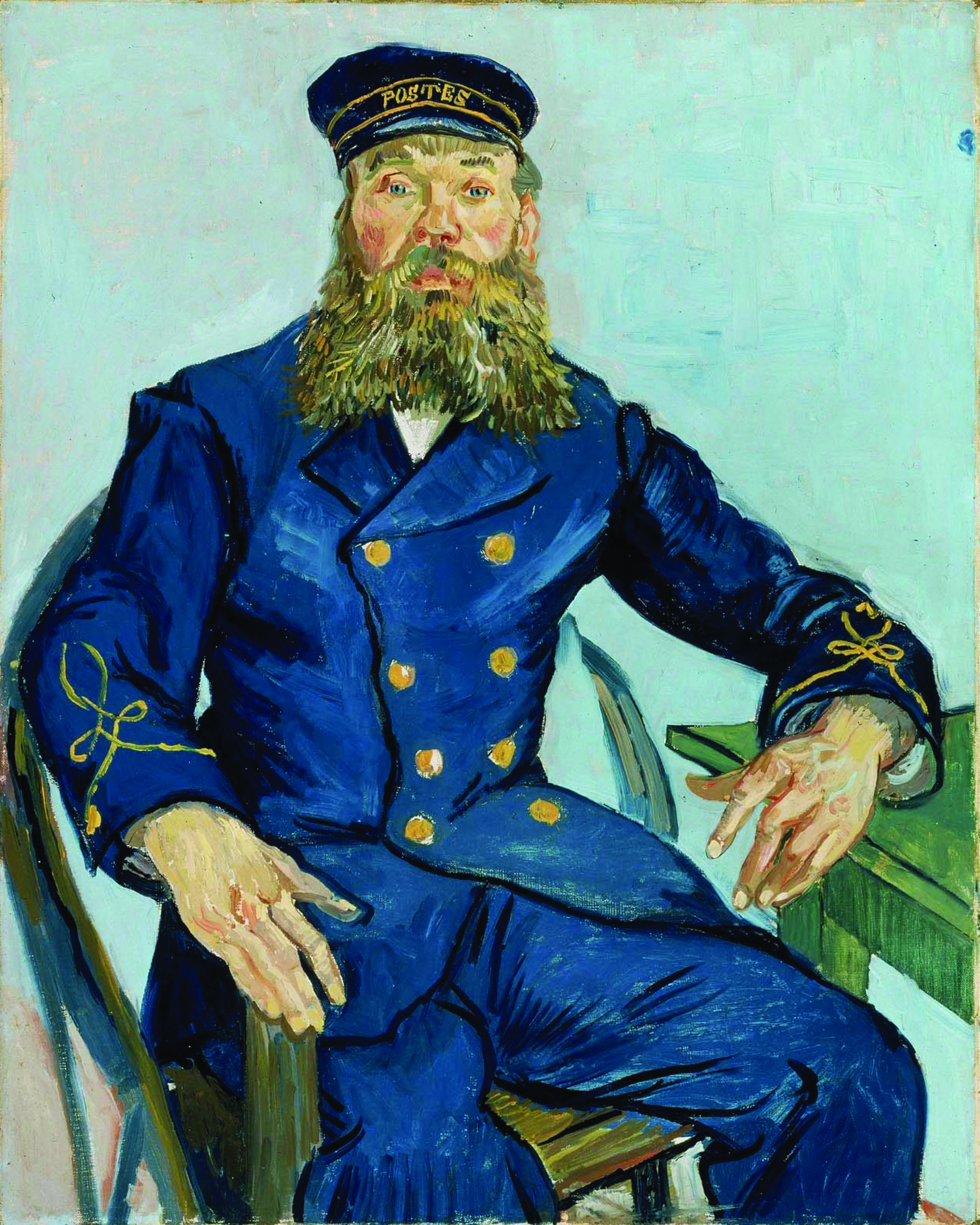 Portrait du postier Joseph Roulin (Vincent Van Gogh - 1888)